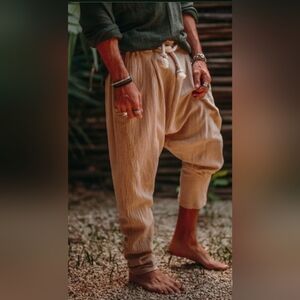 SPIRITUM Tulum Novo Pants in Cream NWT